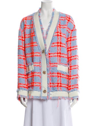 Essentiel Antwerp Plaid Print Blazer