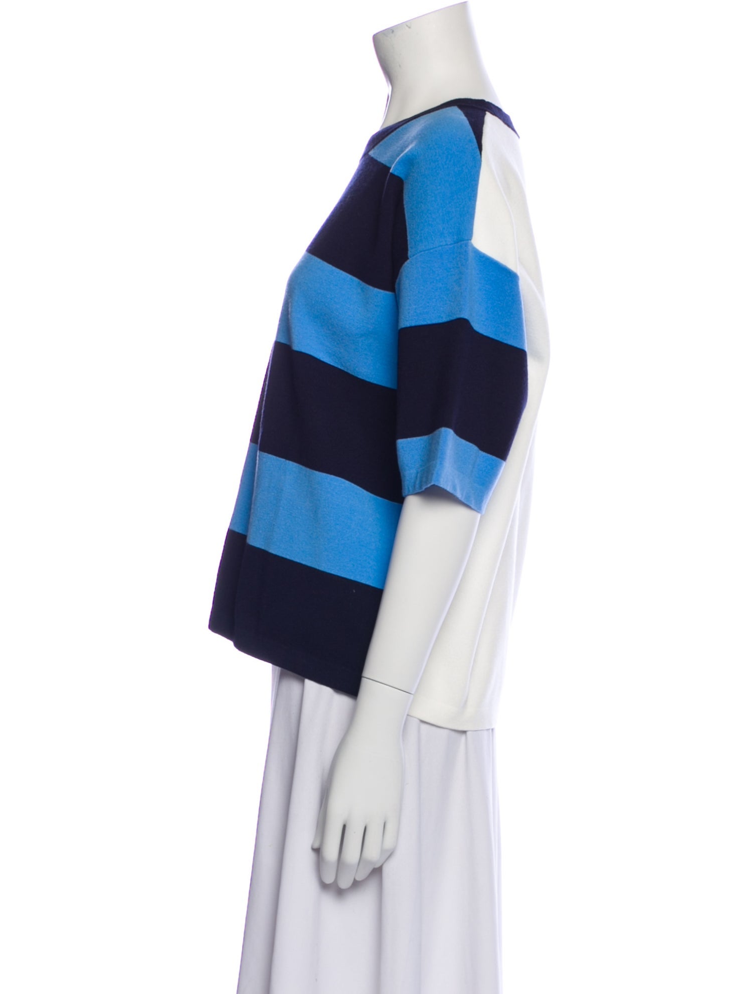 Essentiel Antwerp Striped Crew Neck Sweatshirt