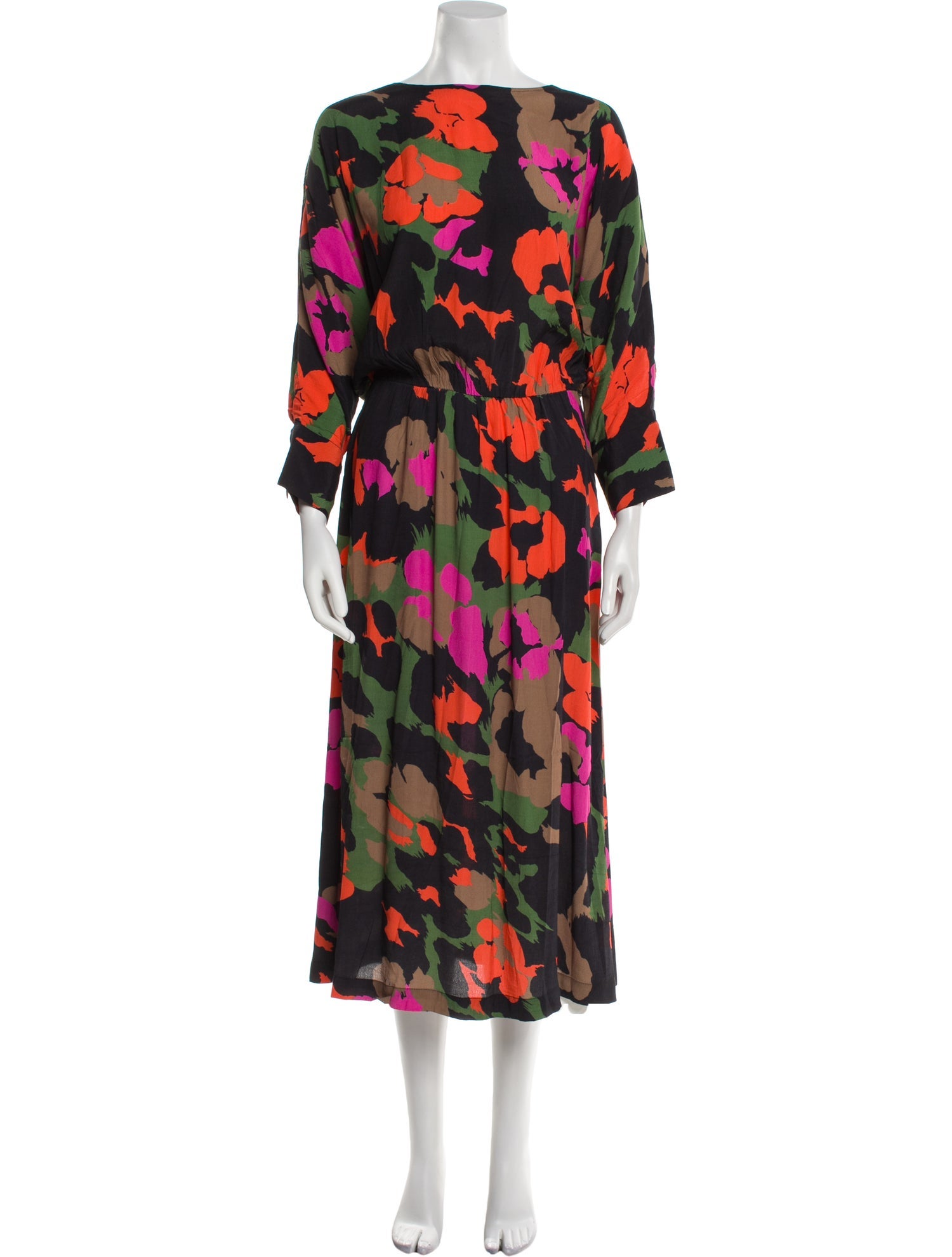 Essentiel Antwerp Floral Print Long Dress