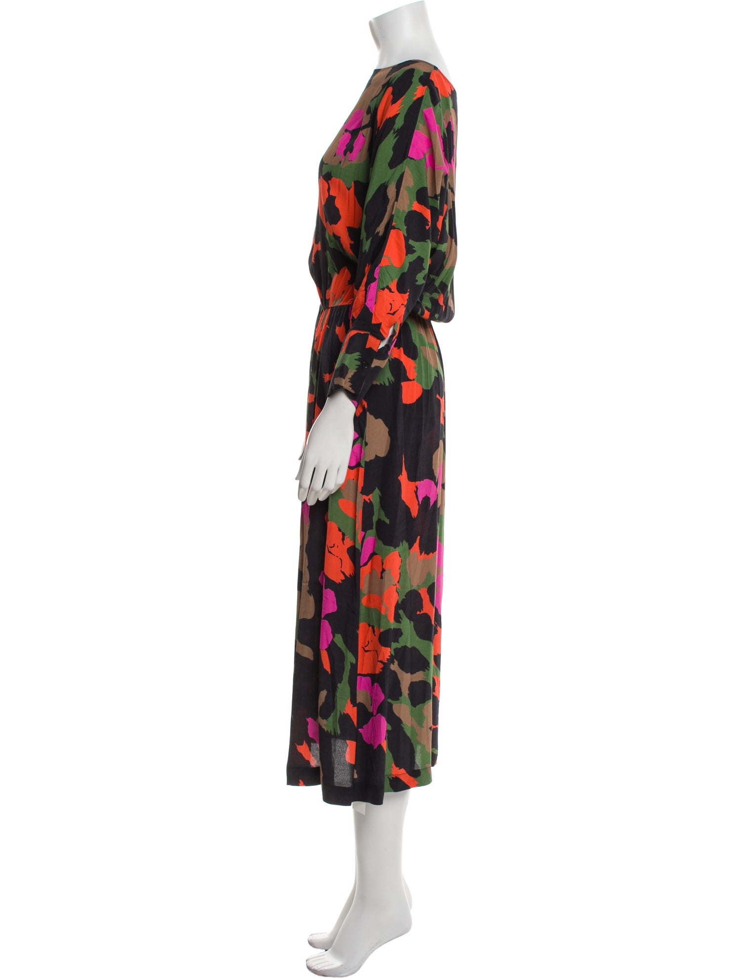 Essentiel Antwerp Floral Print Long Dress