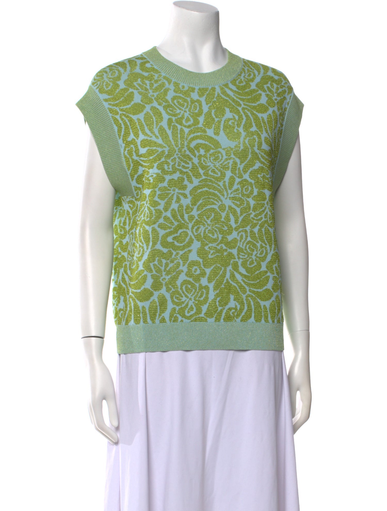 Essentiel Antwerp Printed Crew Neck Top