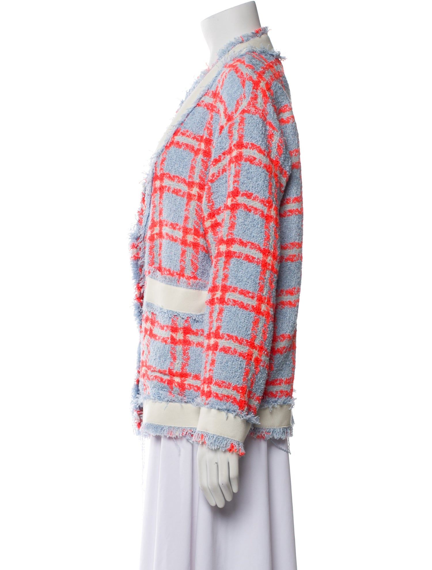 Essentiel Antwerp Plaid Print Blazer