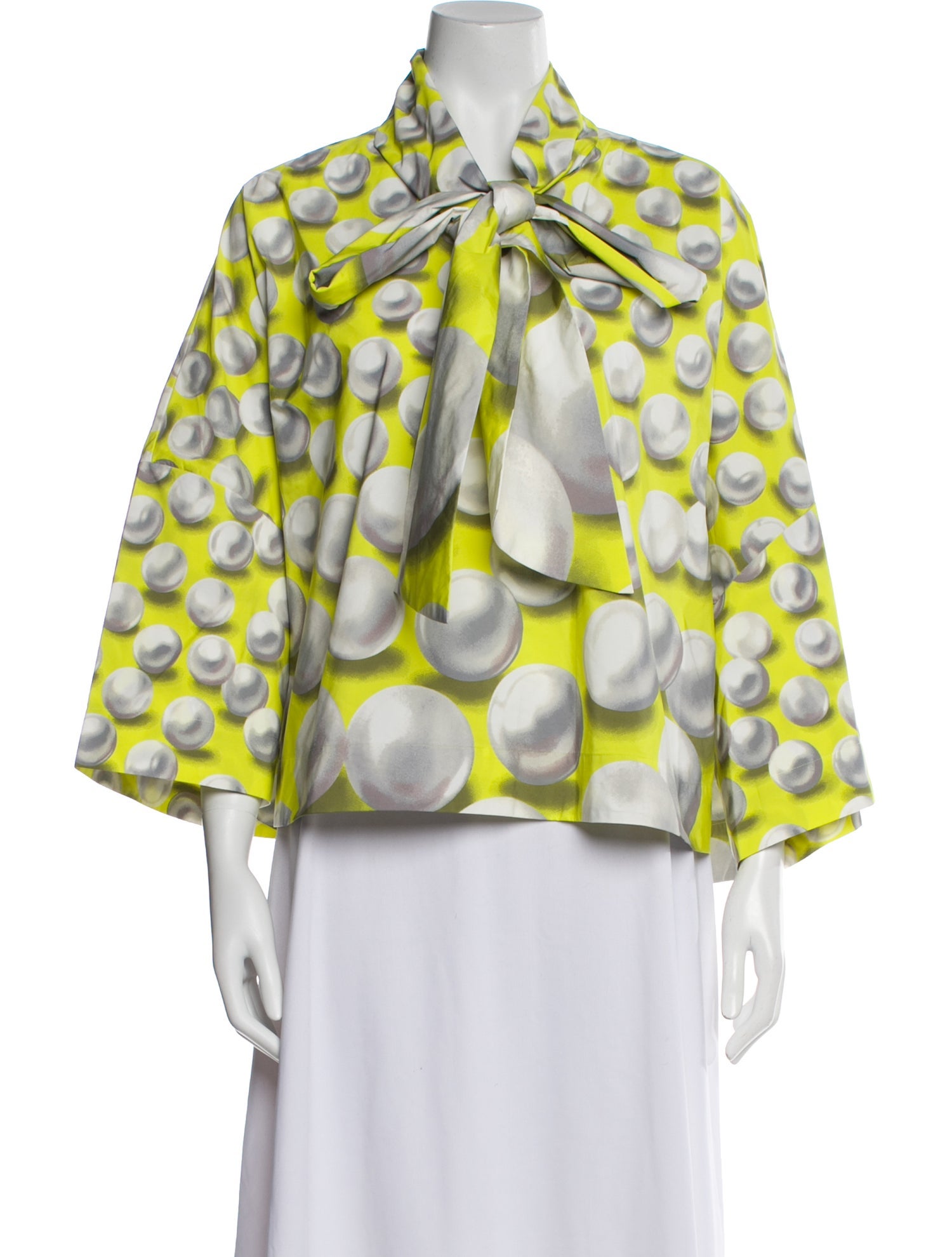 Essentiel Antwerp Printed Mock Neck Blouse