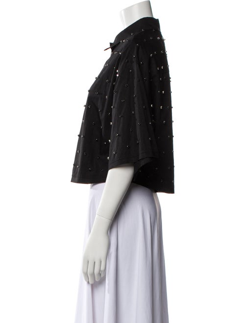 Essentiel Antwerp Short Sleeve Button-Up Top