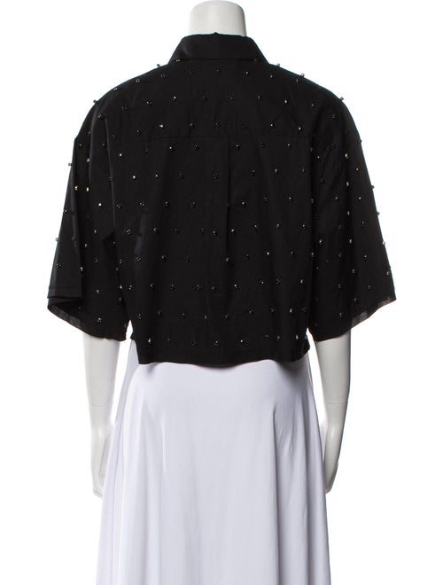 Essentiel Antwerp Short Sleeve Button-Up Top