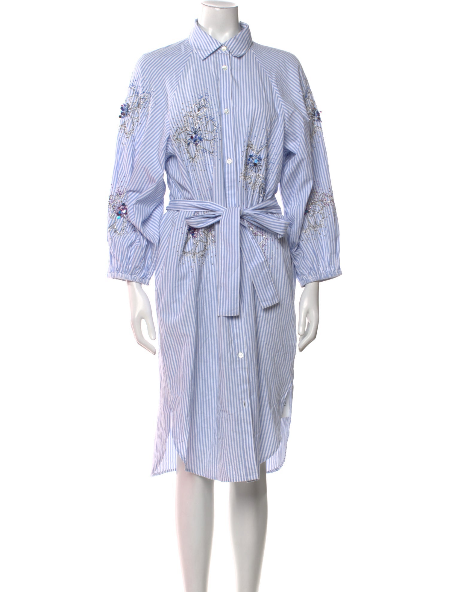 Essentiel Antwerp Striped Midi Length Dress