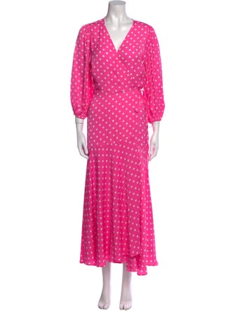 Essentiel Antwerp Polka Dot Print Long Dress
