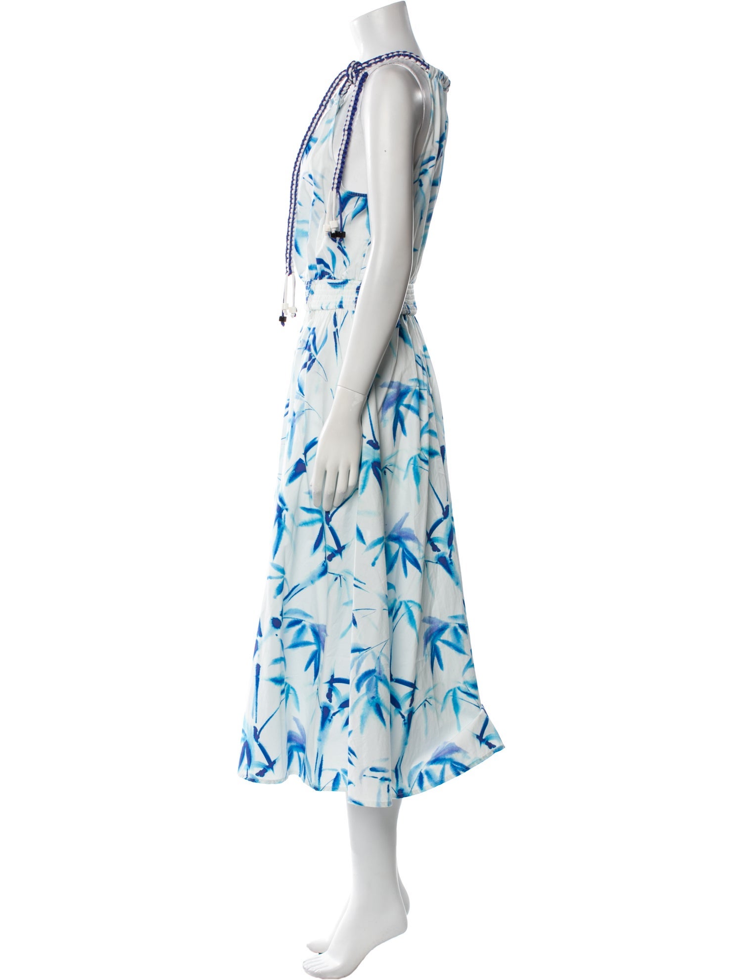Essentiel Antwerp Floral Print Midi Length Dress