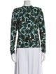 Essentiel Antwerp Printed Mock Neck Blouse