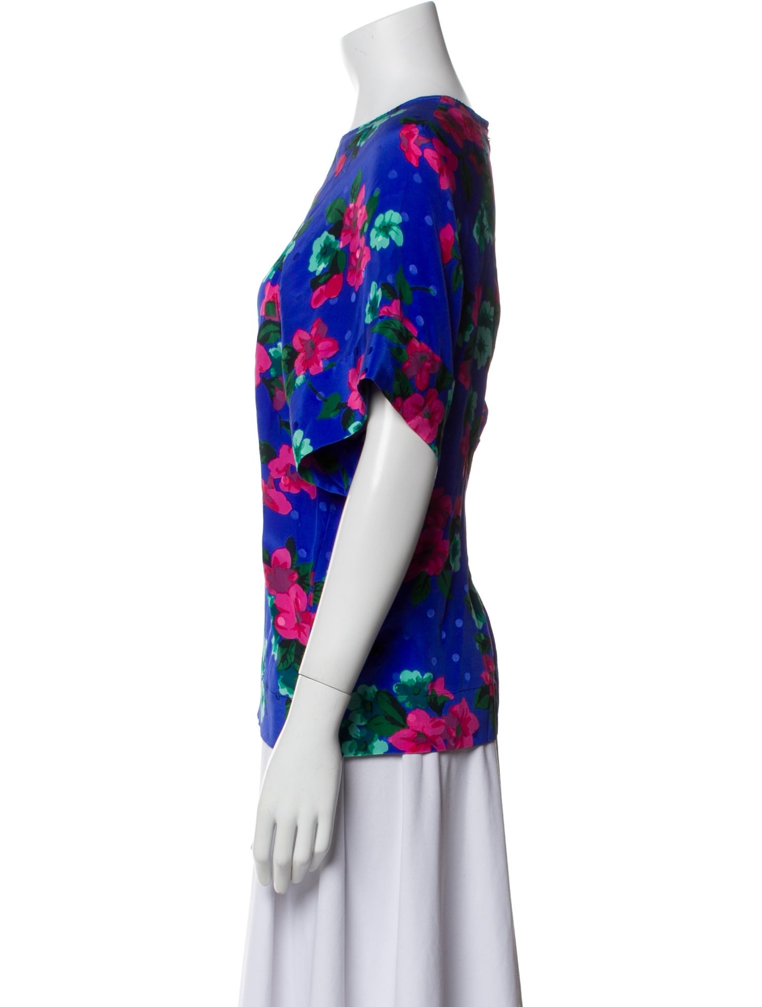Essentiel Antwerp Silk Floral Print T-Shirt