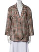 Essentiel Antwerp Plaid Print Blazer