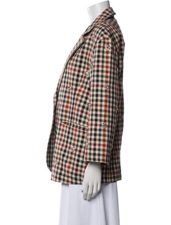 Essentiel Antwerp Plaid Print Blazer