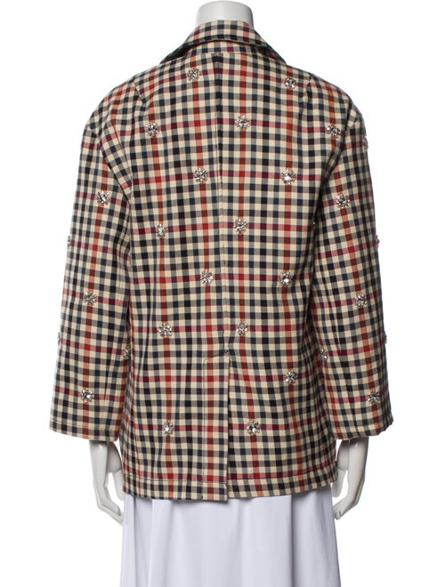 Essentiel Antwerp Plaid Print Blazer