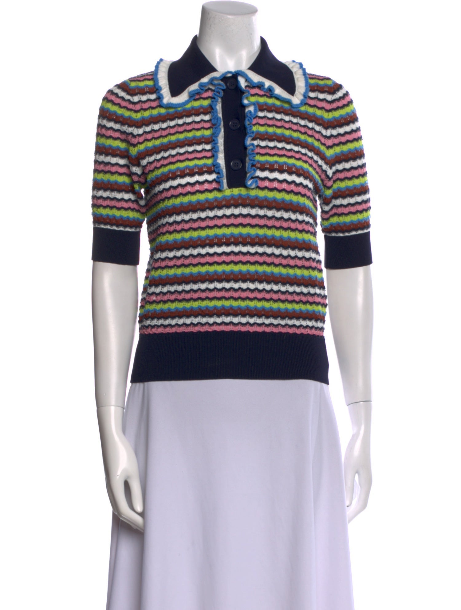 Essentiel Antwerp Striped Crew Neck Sweater