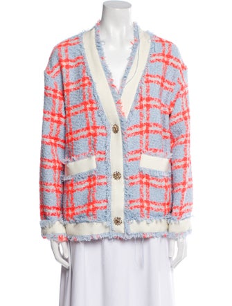 Essentiel Antwerp Plaid Print Blazer