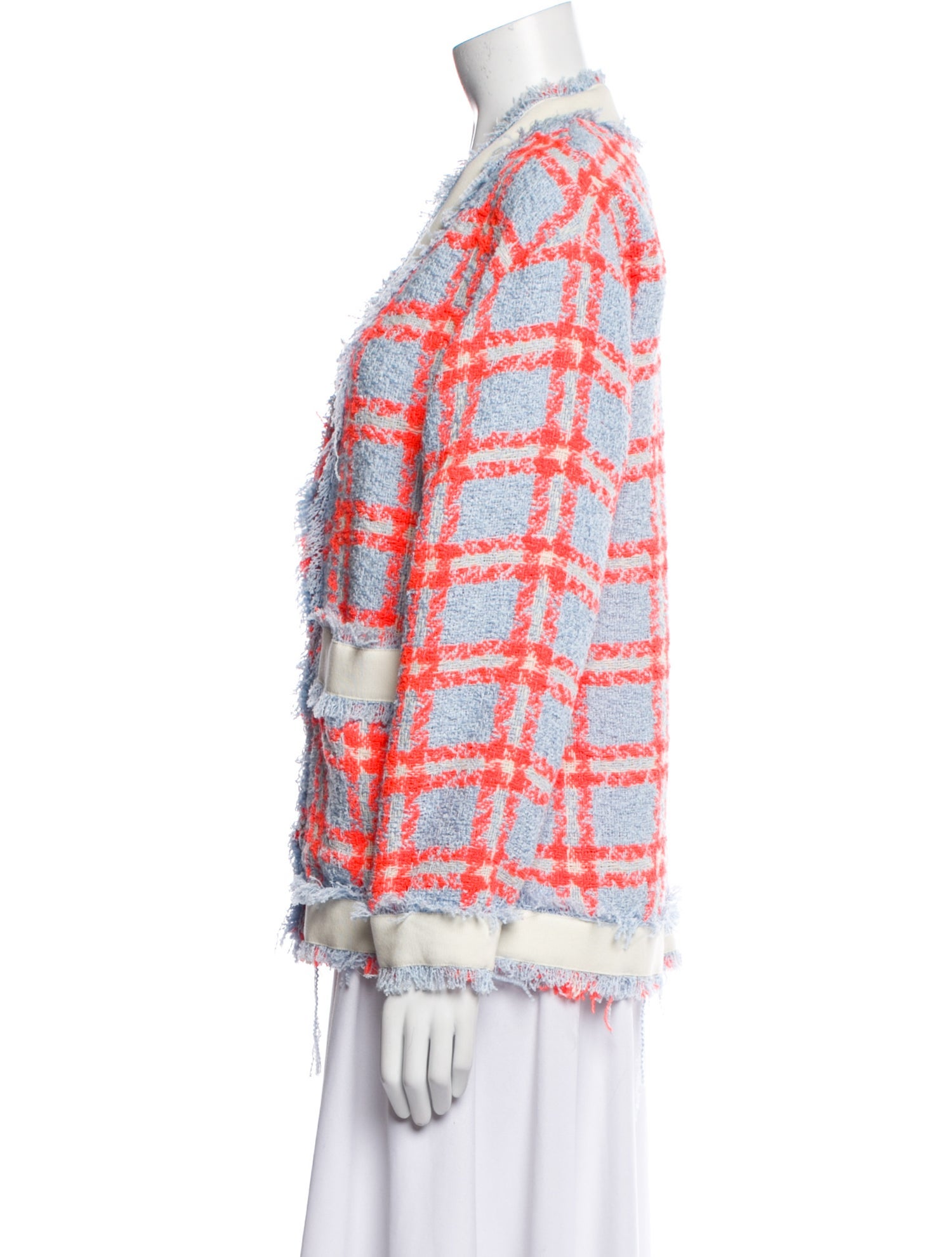 Essentiel Antwerp Plaid Print Blazer