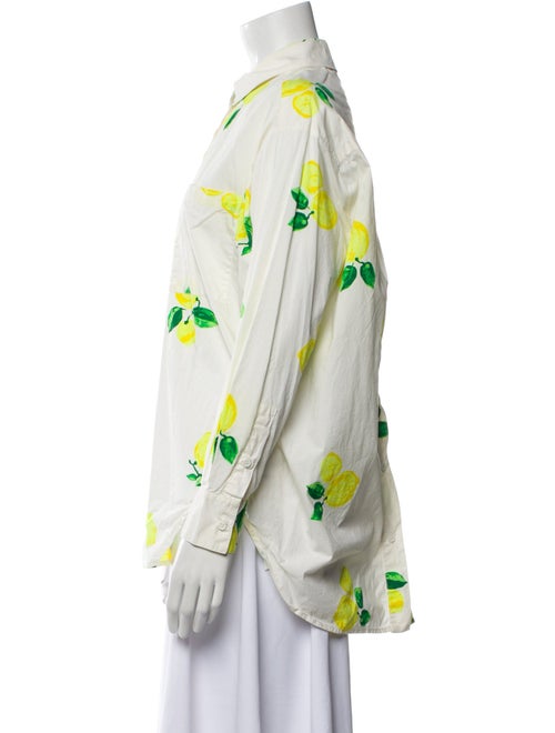 Essentiel Antwerp Printed Long Sleeve Button-Up Top