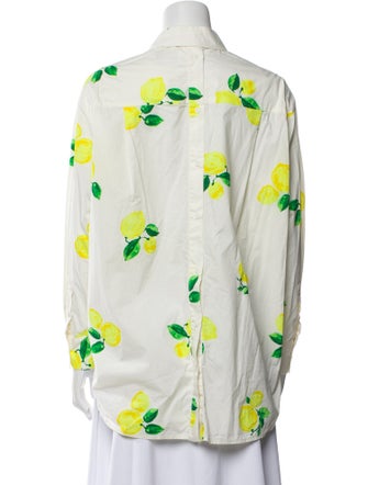 Essentiel Antwerp Printed Long Sleeve Button-Up Top