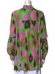 Essentiel Antwerp Printed Mock Neck Blouse