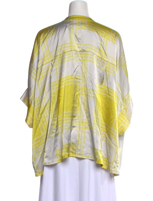 Essentiel Antwerp Printed Mock Neck Blouse