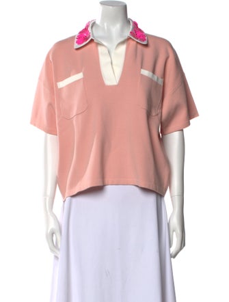 Essentiel Antwerp V-Neck Short Sleeve Polo