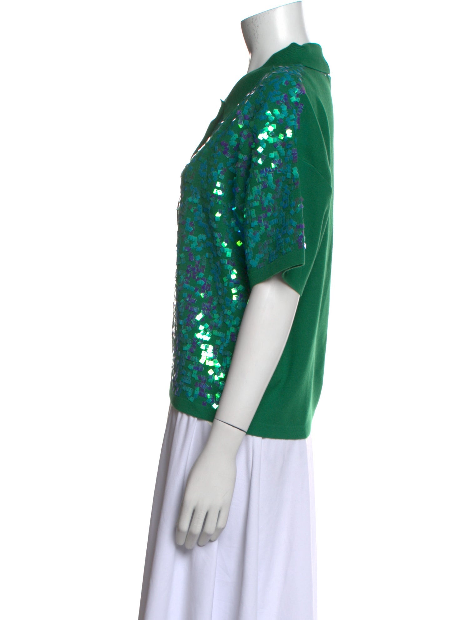 Essentiel Antwerp Patterned Short Sleeve Polo w/ Tags