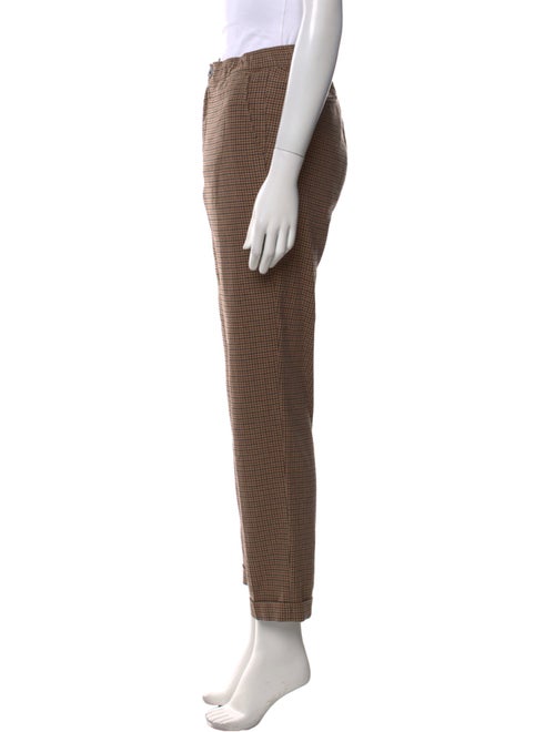 Essentiel Antwerp Houndstooth Print Straight Leg Pants