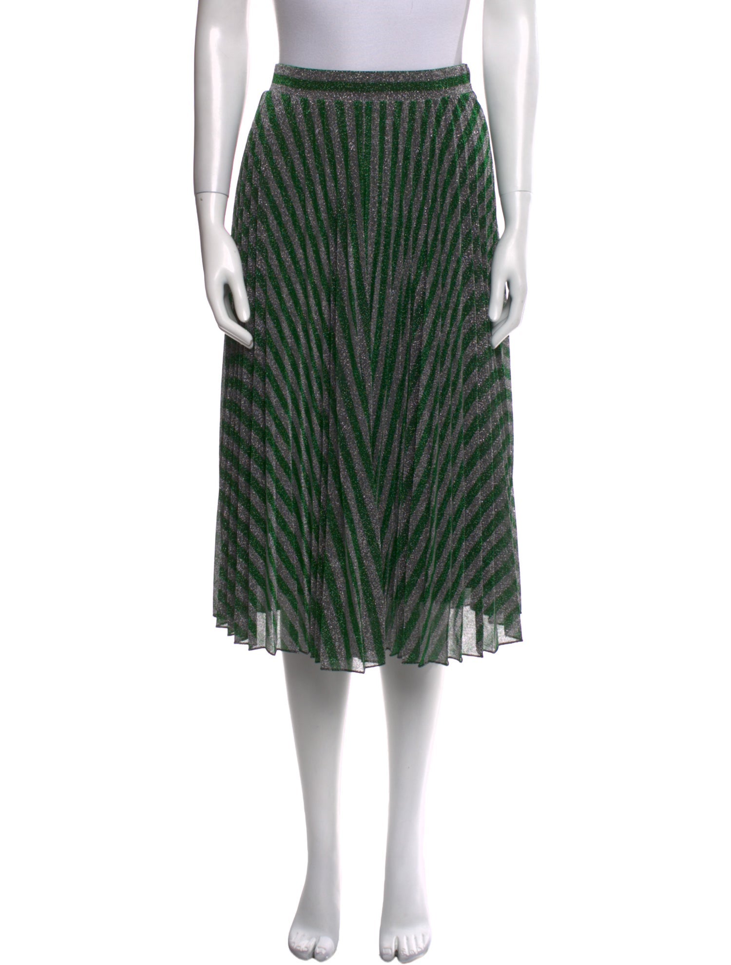 Essentiel Antwerp Striped Knee-Length Skirt
