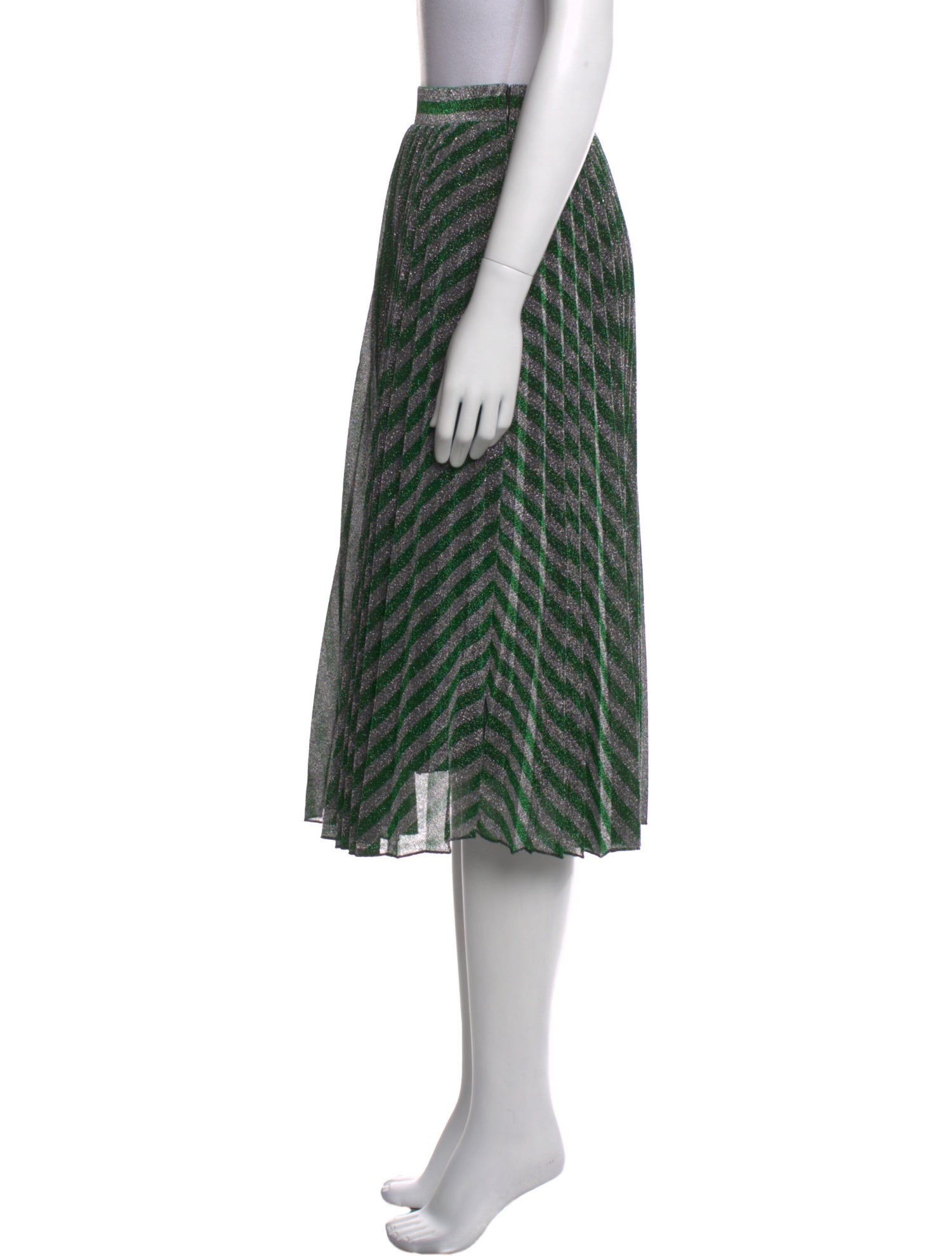 Essentiel Antwerp Striped Knee-Length Skirt