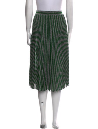 Essentiel Antwerp Striped Knee-Length Skirt