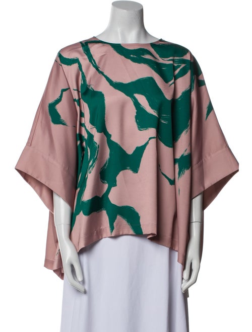 Essentiel Antwerp Printed Scoop Neck Blouse