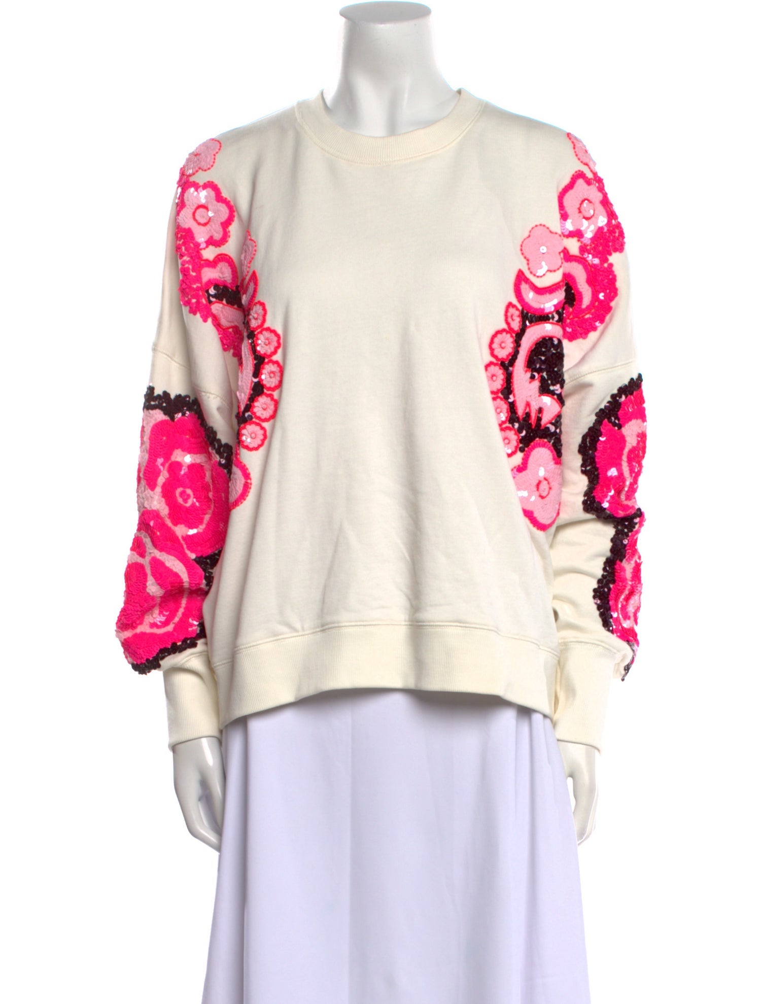 Essentiel Antwerp Graphic Print Crew Neck Sweatshirt