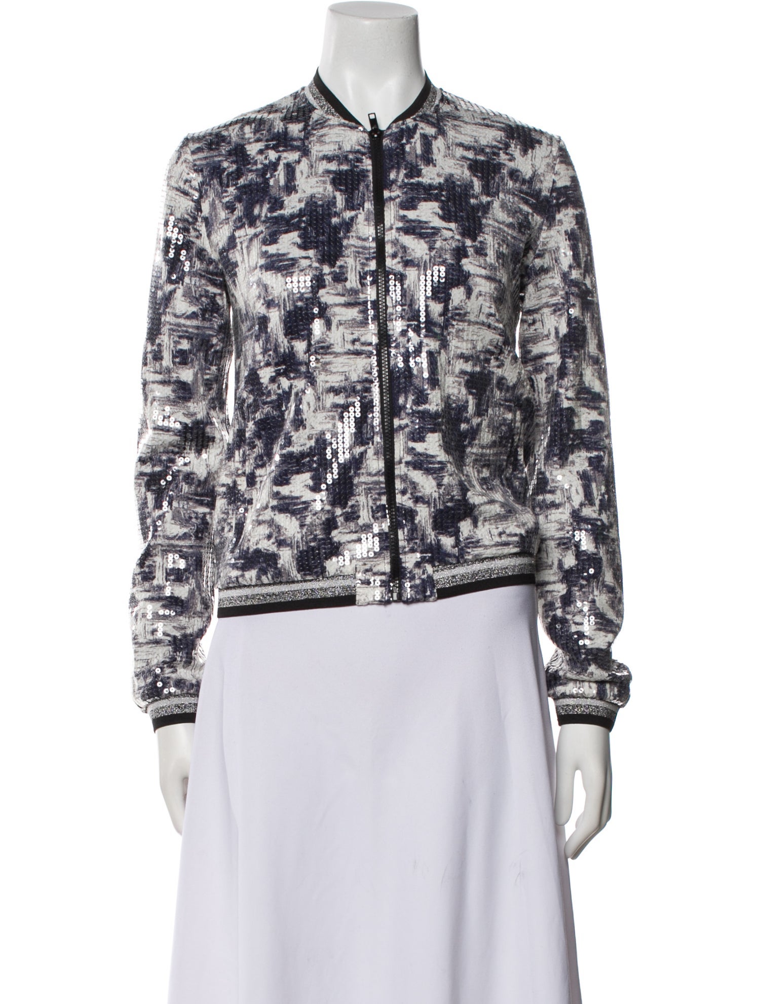 Essentiel Antwerp Printed Bomber Jacket