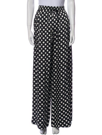 Essentiel Antwerp Polka Dot Print Wide Leg Pants