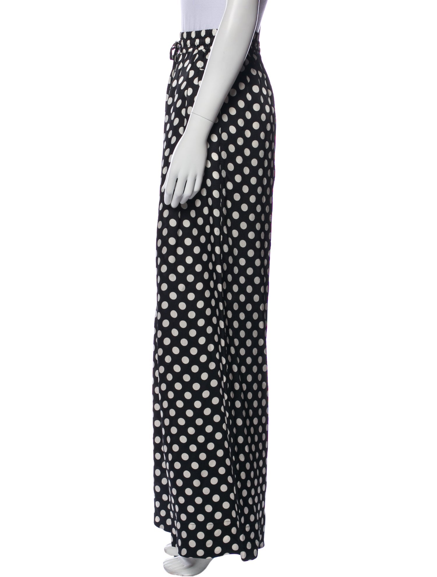 Essentiel Antwerp Polka Dot Print Wide Leg Pants