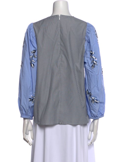 Essentiel Antwerp Striped Bateau Neckline Blouse