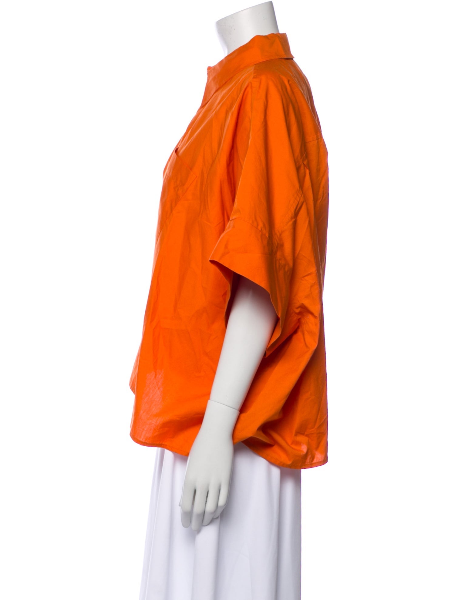 Essentiel Antwerp Short Sleeve Button-Up Top