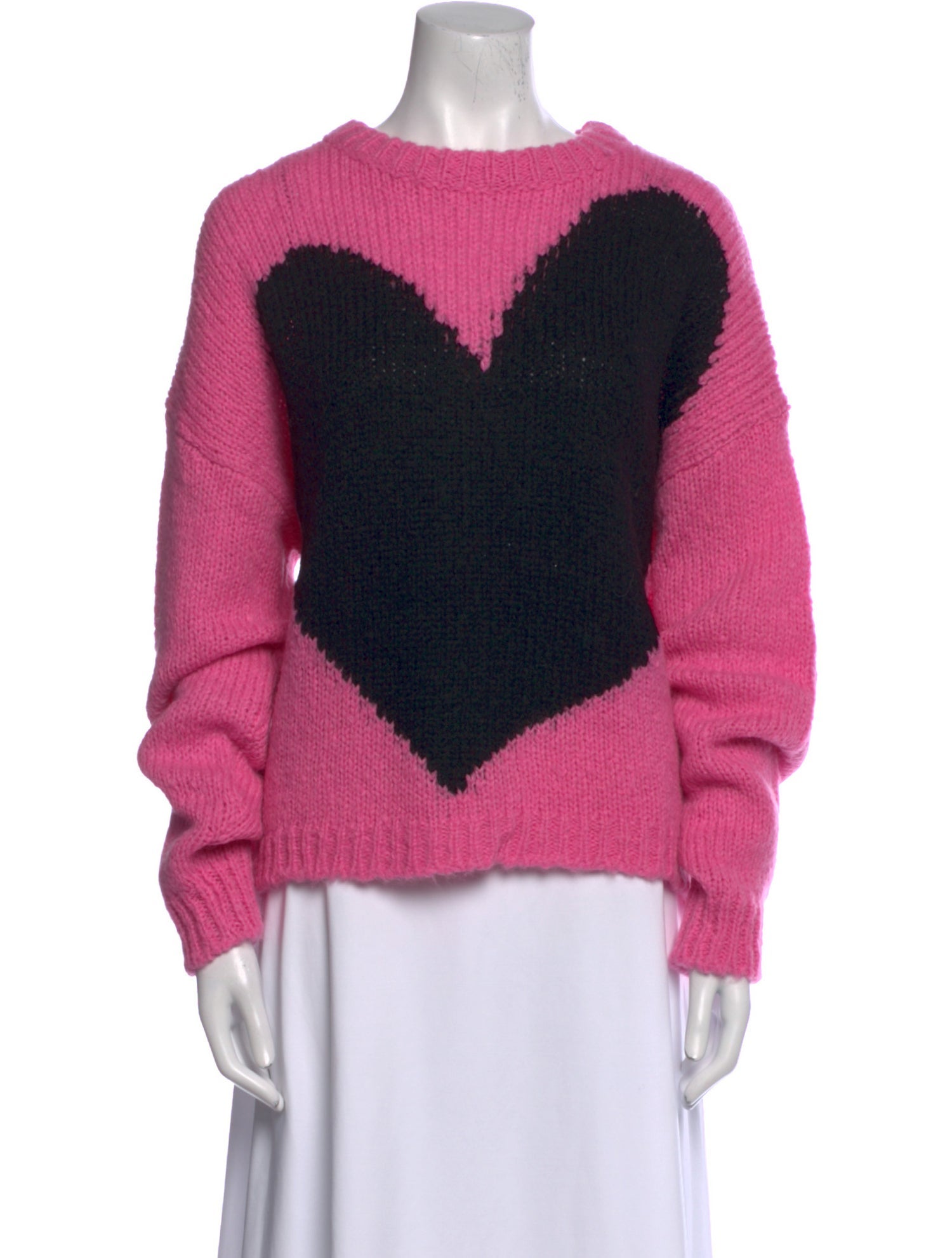 Essentiel Antwerp Wool Colorblock Pattern Sweater