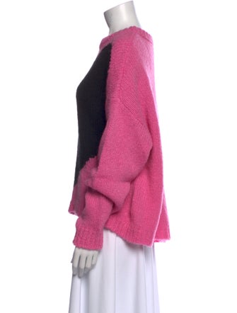 Essentiel Antwerp Wool Colorblock Pattern Sweater