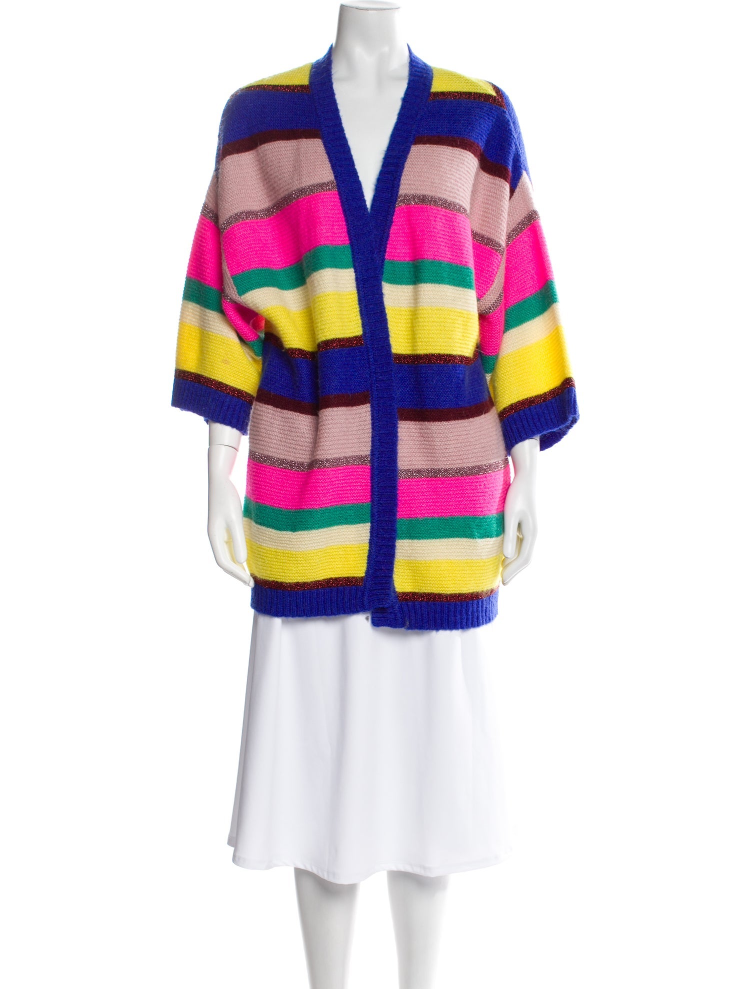 Essentiel Antwerp Striped V-Neck Sweater