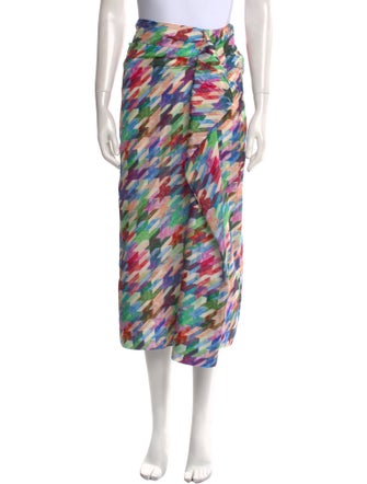 Essentiel Antwerp Silk Midi Length Skirt
