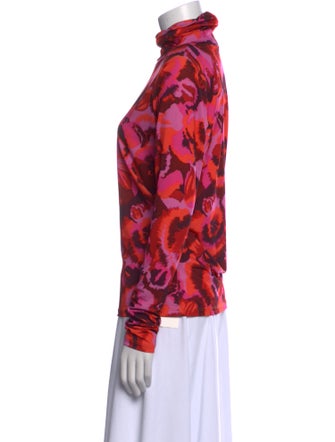 Essentiel Antwerp Floral Print Turtleneck Blouse