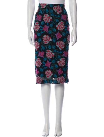 Essentiel Antwerp Floral Print Knee-Length Skirt