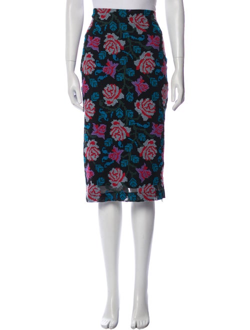Essentiel Antwerp Floral Print Knee-Length Skirt