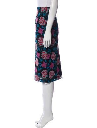 Essentiel Antwerp Floral Print Knee-Length Skirt