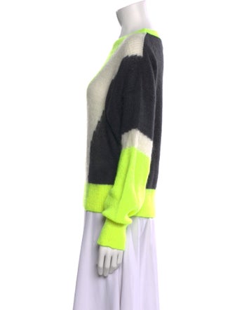 Essentiel Antwerp Colorblock Pattern Crew Neck Sweater