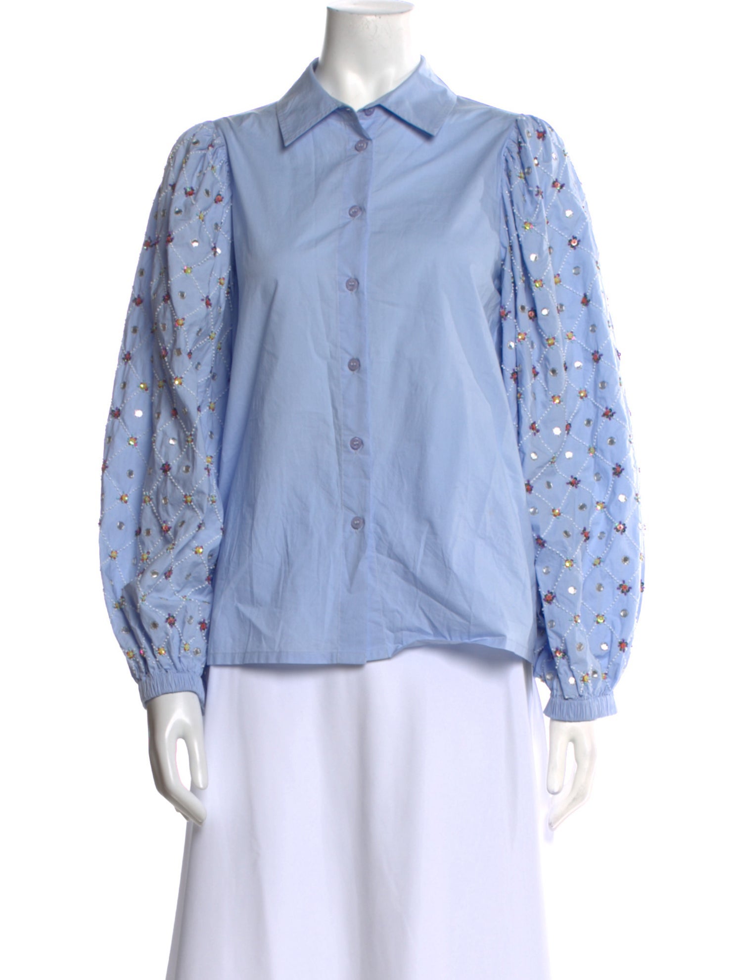 Essentiel Antwerp Long Sleeve Button-Up Top