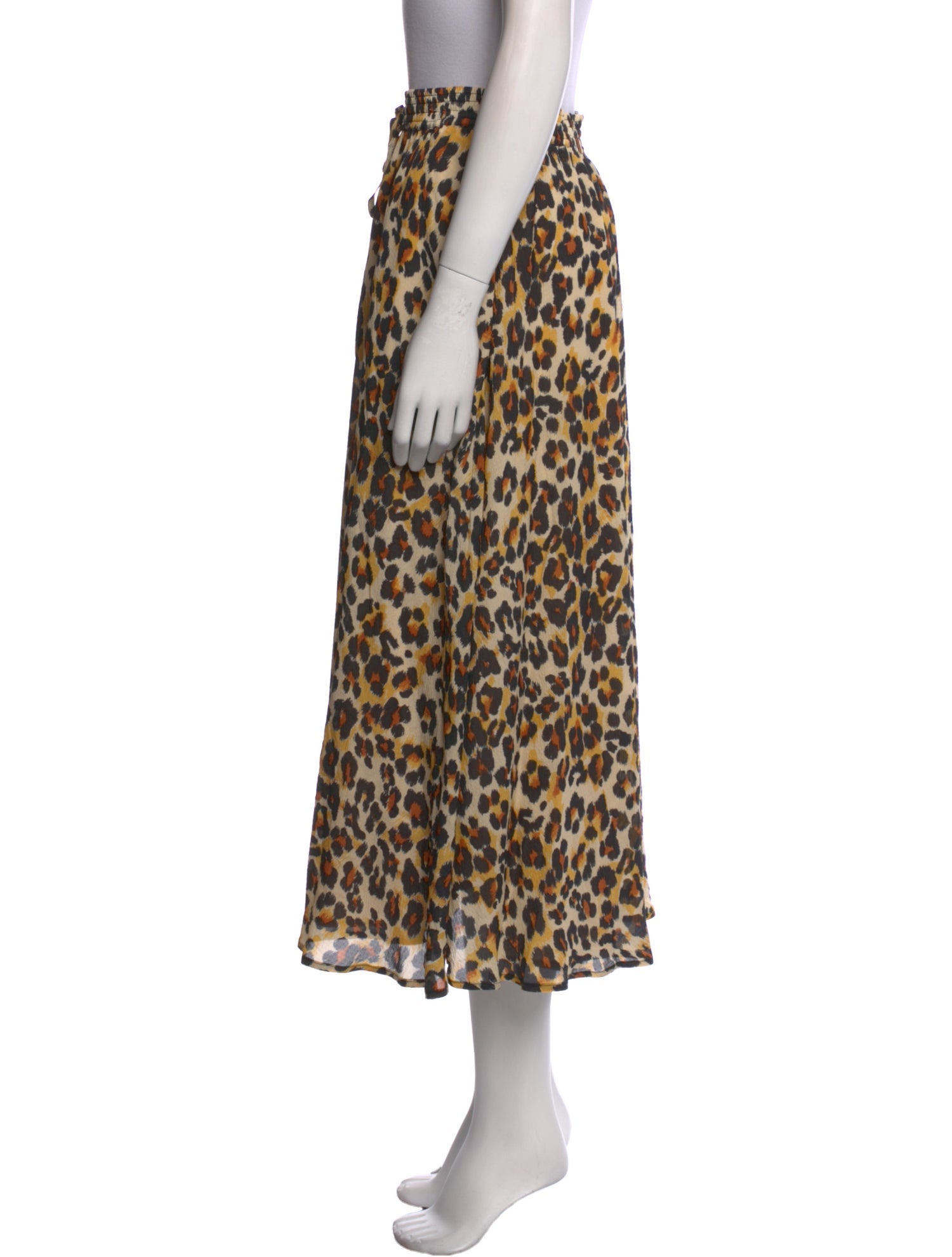 Essentiel Antwerp Animal Print Midi Length Skirt