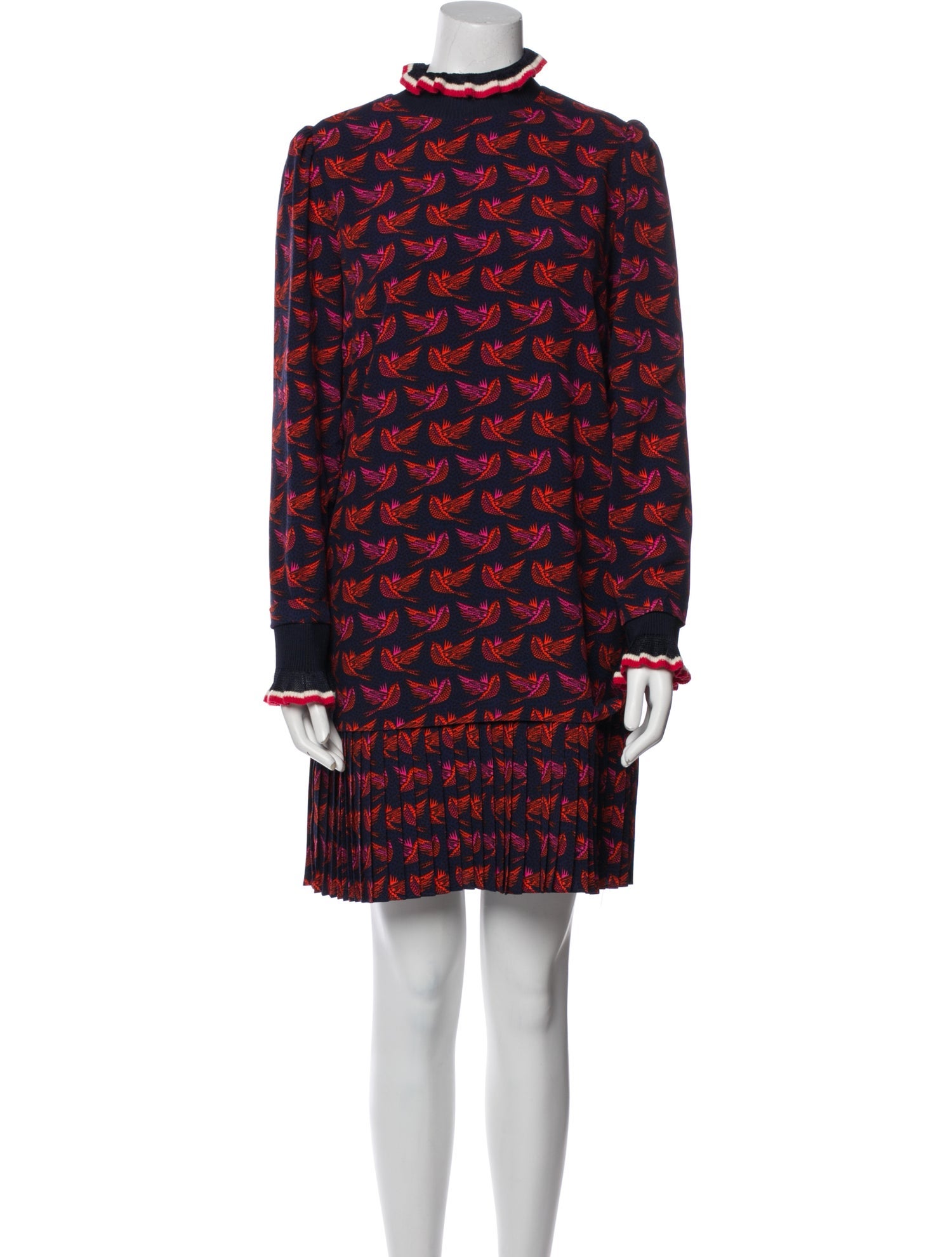 Essentiel Antwerp Silk Knee-Length Dress