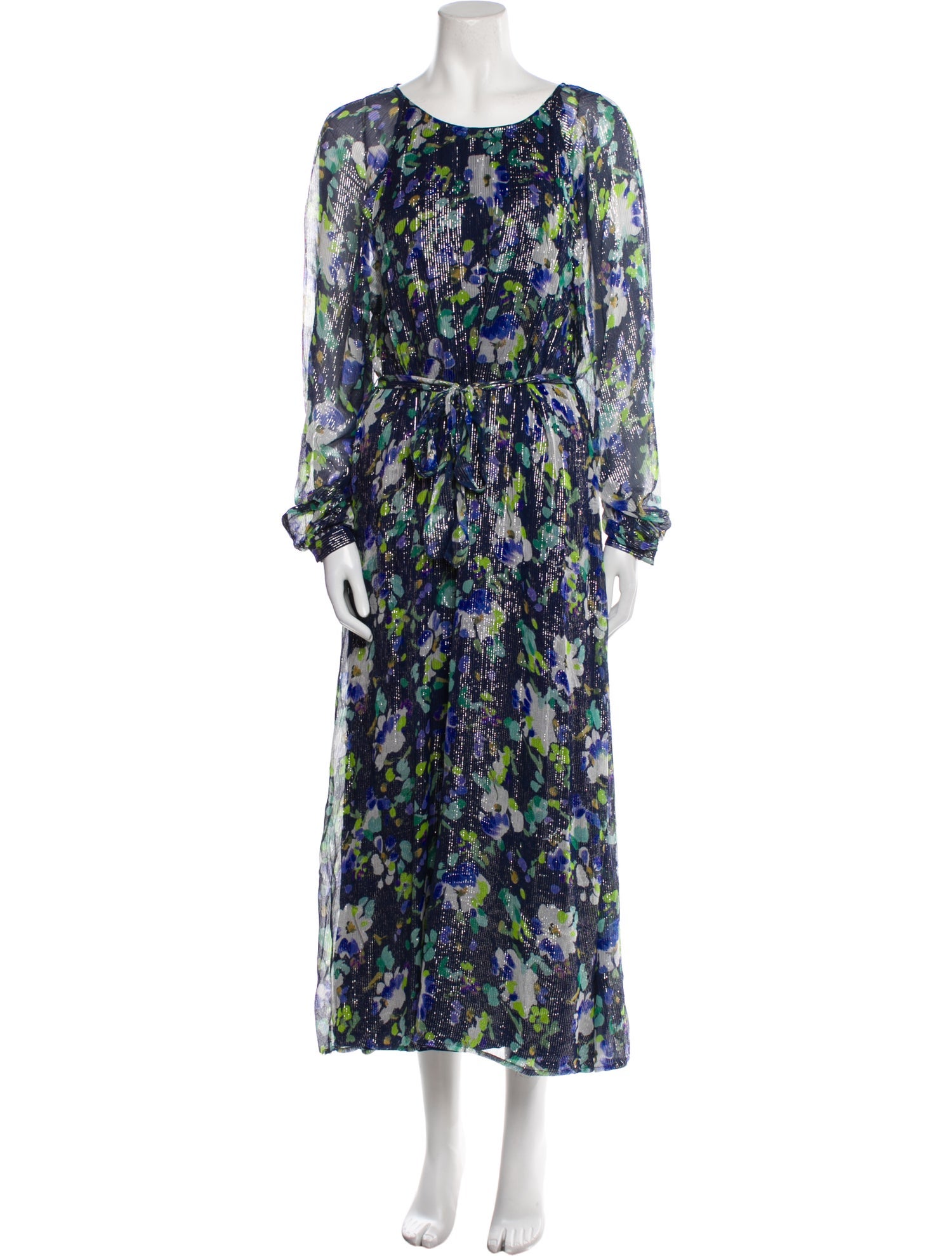 Essentiel Antwerp Floral Print Long Dress